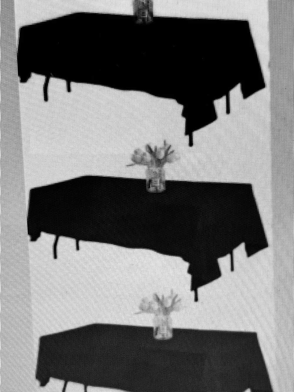 3 Pack Black Table Cloth Rectangle Tablecloths 60X102 Inch N7954